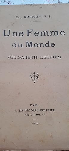 une femme du monde élisabeth leseur