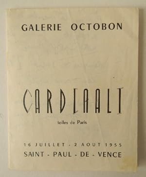 CARDINALI. Invitation au vernissage de lexposition Cardinali à la Galerie Octobon, Saint- Paul-d...