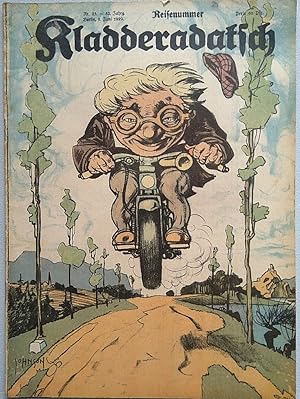 Seller image for Kladderadatsch, 9. Juni 1929. Reisenummer. (82. Jahrang, Nr.23) for sale by Versandantiquariat Karin Dykes