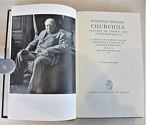 Seller image for Winston Spencer Churchill: servant of crown and commonwealth : a tribute by various hands presented to him on his eightieth birthday for sale by RightWayUp Books