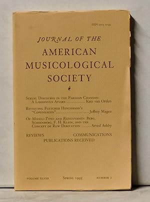 Image du vendeur pour Journal of the American Musicological Society, Volume 48, Number 1 (Spring 1995) mis en vente par Cat's Cradle Books