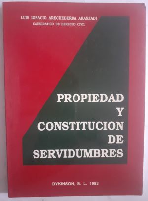 Seller image for Propiedad y constitucin de servidumbres for sale by Librera Ofisierra