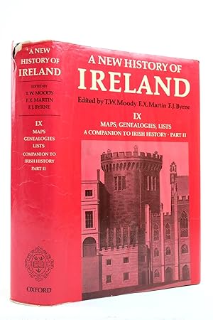 Imagen del vendedor de A NEW HISTORY OF IRELAND IX: MAPS, GENEALOGIES, LISTS a la venta por Stella & Rose's Books, PBFA