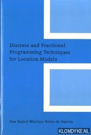 Seller image for Discrete and Fractional Programming Techniques for Location Models for sale by Klondyke