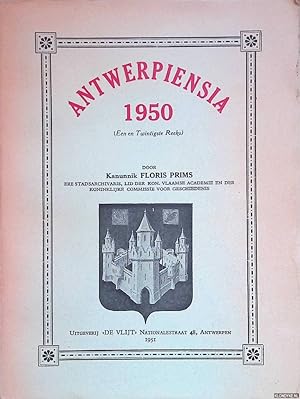 Image du vendeur pour Antwerpiensia 1950 mis en vente par Klondyke