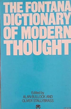 Bild des Verkufers fr The Fontana Dictionary of Modern Thought zum Verkauf von Klondyke