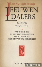 Seller image for Leeuwendalers. Lantspel. Pax optima rerum. for sale by Klondyke