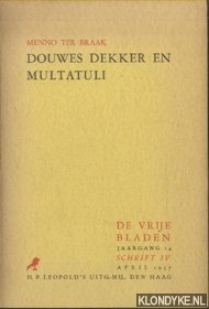 Bild des Verkufers fr Douwes Dekker en Multatuli zum Verkauf von Klondyke