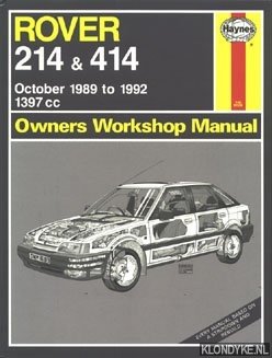 Immagine del venditore per Haynes Owners Workshop Manual: Rover 214 & 414 October 1989 to 1992, 1397cc venduto da Klondyke