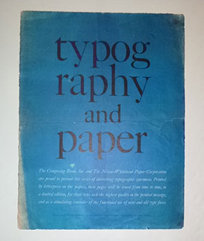 typography and paper . First edition of the poster.