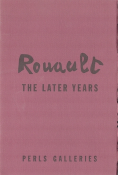 Image du vendeur pour Georges Rouault: The Later Years. October 18 - November 26, 1960. mis en vente par Wittenborn Art Books