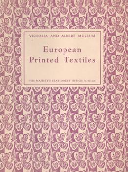 Image du vendeur pour Victoria and Albert Museum: European Printed Textiles. mis en vente par Wittenborn Art Books