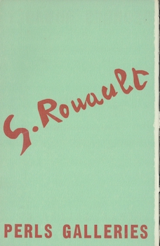Image du vendeur pour Georges Rouault: Paintings. October 31 - November 26, 1949. mis en vente par Wittenborn Art Books