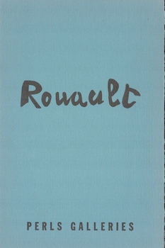 Image du vendeur pour Georges Rouault: November 12 - December 22, 1956. mis en vente par Wittenborn Art Books