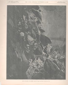 Image du vendeur pour The Landslide at Quebec. From September 28, 1889 issue of Harper's Weekly, Volume XXXIII No. 1710. mis en vente par Wittenborn Art Books