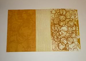 Triptych in caramel. First edition of the lithograph.