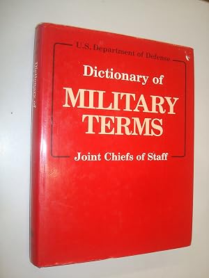 Immagine del venditore per Us Dept of Defense Dictionary of Military Term venduto da Coas Books
