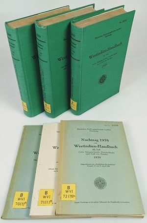 Westindien-Handbuch - 6 Bände : 1. Die Nordküste Süd- und Mittelamerikas 1932 [1. Teil, Nachdruck...