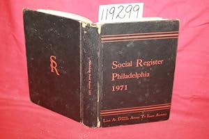 Bild des Verkufers fr Social Register Philadelphia [P.A.] Dilatory Domiciles 1971 zum Verkauf von Princeton Antiques Bookshop