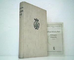 Bild des Verkufers fr Johann Sebastian Bach. Gekrzte Ausgabe mit Anmerkungen und Zustzen von Wolfgang Schmieder, beiliegend 16-seitiges Heft "Weihnachts-Oratorium nach den Evangelisten Lukas und Matthus von Johann Sebastian Bach - Textbuch". zum Verkauf von Antiquariat Kirchheim