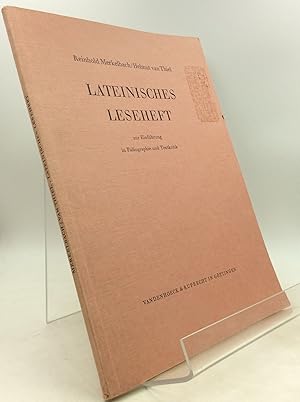 Seller image for LATEINISCHES LESEHEFT zur Einfuhrung in Palaographie und Textkritik for sale by Kubik Fine Books Ltd., ABAA