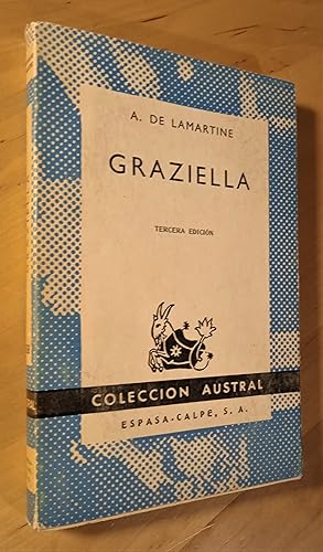 Image du vendeur pour Graziella (Traduccin de Juan Jos Llovet) mis en vente par Llibres Bombeta