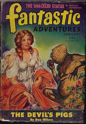 Seller image for FANTASTIC ADVENTURES: January, Jan. 1945 for sale by Books from the Crypt