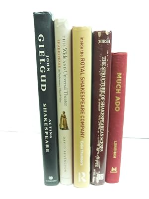 Lot of 5 HC books on Shakespeare and Performance.