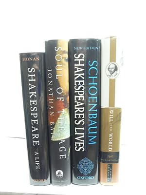 Lot of 4 HC books of Shakespeare Biographies.