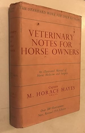 Seller image for Veterinary Notes for Horse Owners for sale by Once Upon A Time