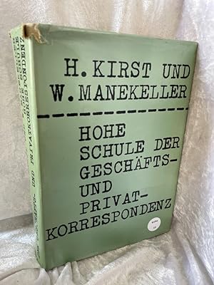 Bild des Verkufers fr Hohe Schule der Geschfts- und Privatkorrespondenz zum Verkauf von Antiquariat Jochen Mohr -Books and Mohr-