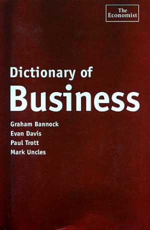 Bild des Verkufers fr Dictionary of Business (Economist Books) zum Verkauf von Antiquariat Buchhandel Daniel Viertel