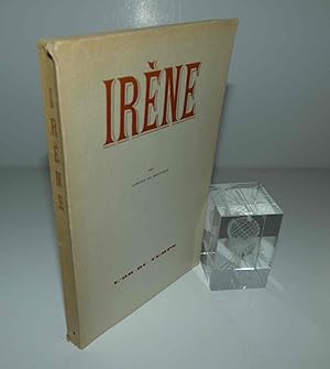 Bild des Verkufers fr Irne. Prface de Jean Jacques Pauvert. L'Or du temps. Rgine Desforges. Paris. 1968. zum Verkauf von Mesnard - Comptoir du Livre Ancien