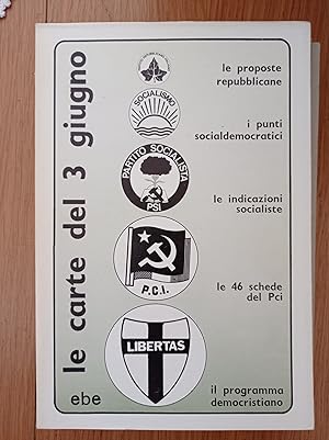 Le carte del 3 giugno