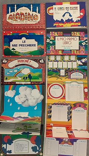 I Cantastorie 5 libri per bambini da leggere e da appendere Aprile Editore anni '70