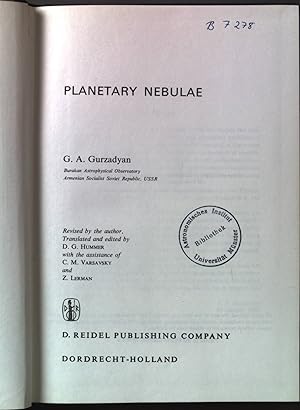Image du vendeur pour Planetary Nebulae. mis en vente par books4less (Versandantiquariat Petra Gros GmbH & Co. KG)