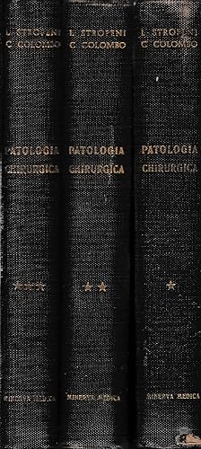 Patologia chirurgica, tre volumi.