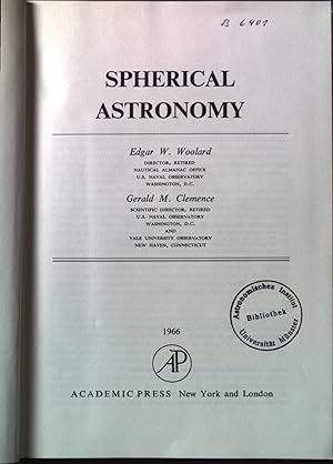 Seller image for Spherical Astronomy. for sale by books4less (Versandantiquariat Petra Gros GmbH & Co. KG)