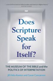 Bild des Verkufers fr Does Scripture Speak for Itself? zum Verkauf von moluna