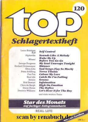 top Schlagertextheft 120