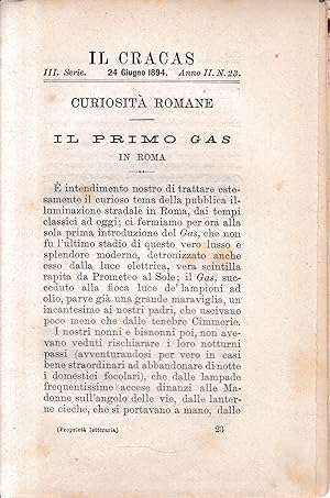 Il Cracas. Diario di Roma. Vol. 2. III serie, 24 Giugno 1894, anno II, n. 23