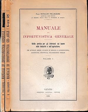 Manuale di infortunistica generale, due volumi.