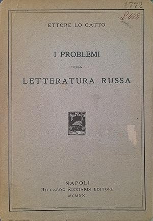 I problemi della letteratura russa