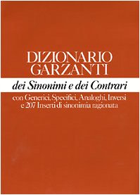 Dizionario Garzanti dei sinonimi e dei contrari