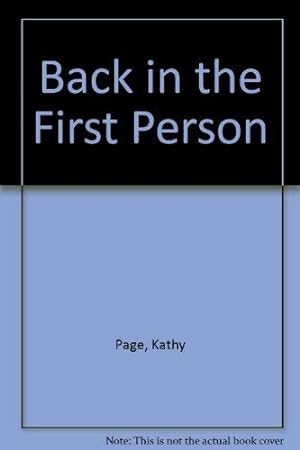 Seller image for Back In The First Person for sale by WeBuyBooks