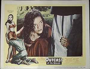 Immagine del venditore per Outcast of the Islands Lobby Card #6 1952 Ralph Richardson, Trevor Howard venduto da AcornBooksNH