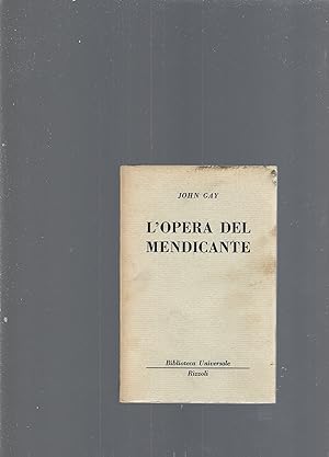 Bild des Verkufers fr L'OPERA DEL MENDICANTE zum Verkauf von librisaggi