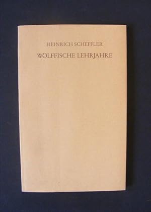 Wölffische Lehrjahre - Marginalien zum Ausklang des Kurt Wolff Verlages 1932-1934
