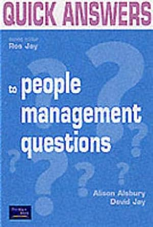 Bild des Verkufers fr Quick Answers to Key People Questions zum Verkauf von WeBuyBooks