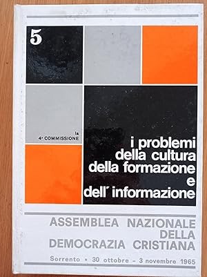 I problemi della cultura della formazione e dell'informazione